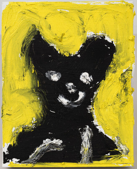 Harmony Korine, ‘Yellow Box with Black Smiley Face Guy Box’, 2019