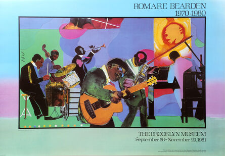 Romare Bearden, ‘Brooklyn Museum: Jamming at the Savoy’, 1981