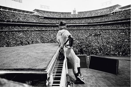 Terry O'Neill, ‘Elton John at Dodger Stadium (Estate Edition)’, 1975