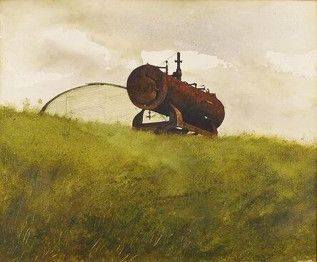 Jamie Wyeth, ‘Landscape With Boiler’, ca. 1960
