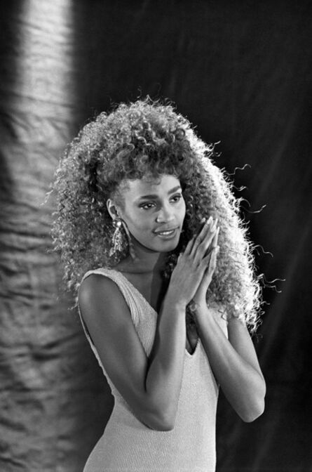 Ebet Roberts, ‘Whitney Houston photographed at the "I Wanna Dance With Somebody" video shoot in New York City.’,  March 13-1987