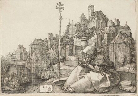Albrecht Dürer, ‘Saint Anthony reading (B. 58; M., Holl. 51; S.M.S. 87)’, 1519
