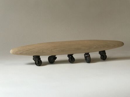 Kelly Bugden + Van Wifvat, ‘Wooden Skateboard Sculpture: 'Skateboard'’, 2018