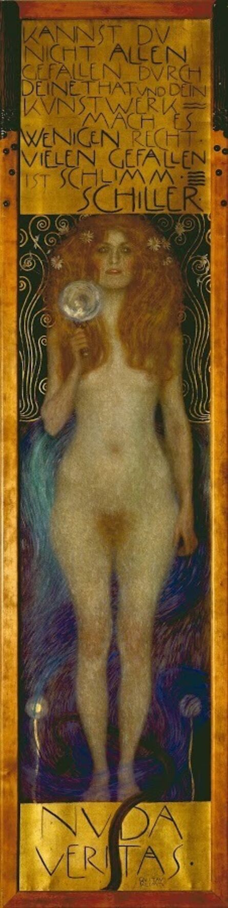 Gustav Klimt, ‘Nuda Veritas’, 1897