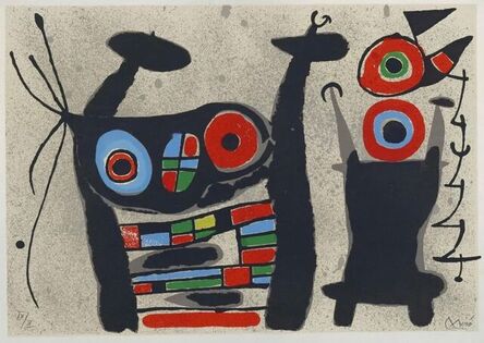 Joan Miró, ‘Le Lezard Aux Plumes D Or VIII’, 1971