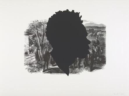 Kara Walker, ‘Harper's Pictorial History of the Civil War (Annotated): Confederate Prisoners Being Conducted from Jonesborough’, 2005