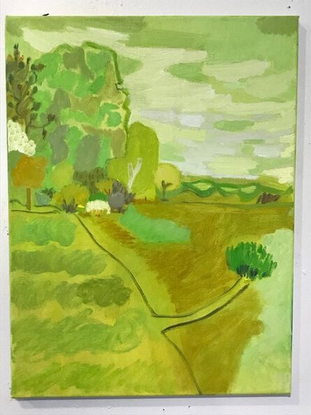 Lisa Sanditz, ‘Landscape Color Study Light Green’, 2021