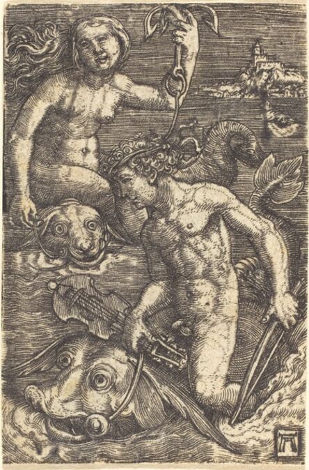 Albrecht Altdorfer, ‘Arion and Nereide’, ca. 1520/1525