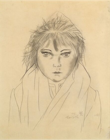 Léonard Tsugouharu Foujita 藤田 嗣治, ‘Filette au capuchon’, 1929