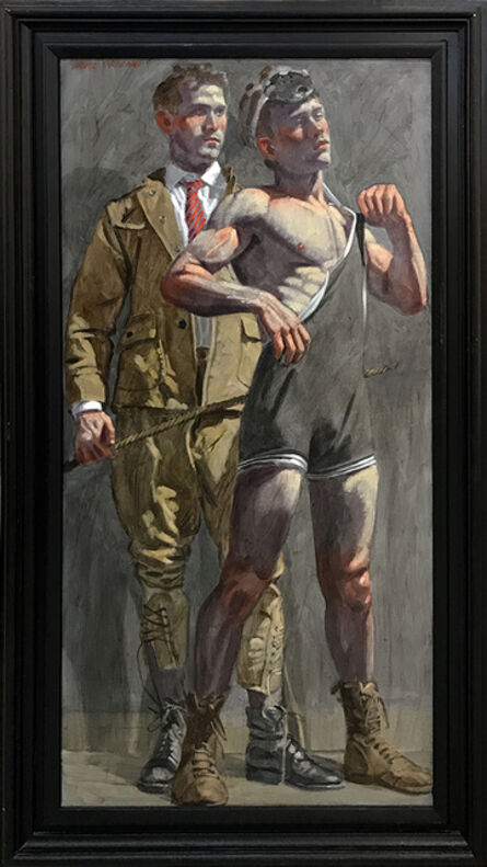 Mark Beard, ‘[Bruce Sargeant (1898-1938)] Wrestler and Man Looking On’
