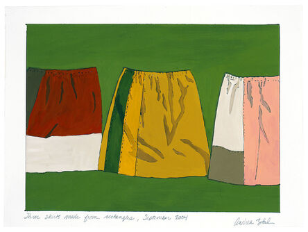 Andrea Zittel, ‘three skirts made from rectangles, September 2004’, 2004