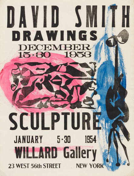 David Smith (1906-1965), ‘Willard Gallery Poster’, 1953