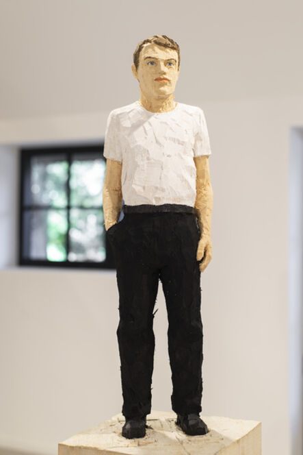 Stephan Balkenhol, ‘Mann Hand in der Tasche’, 2020