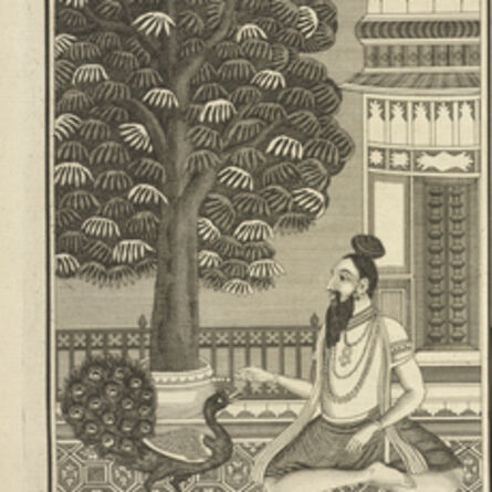 Bernard Picart, ‘Yogi Feeding a Peacock with Devotion’, 1723