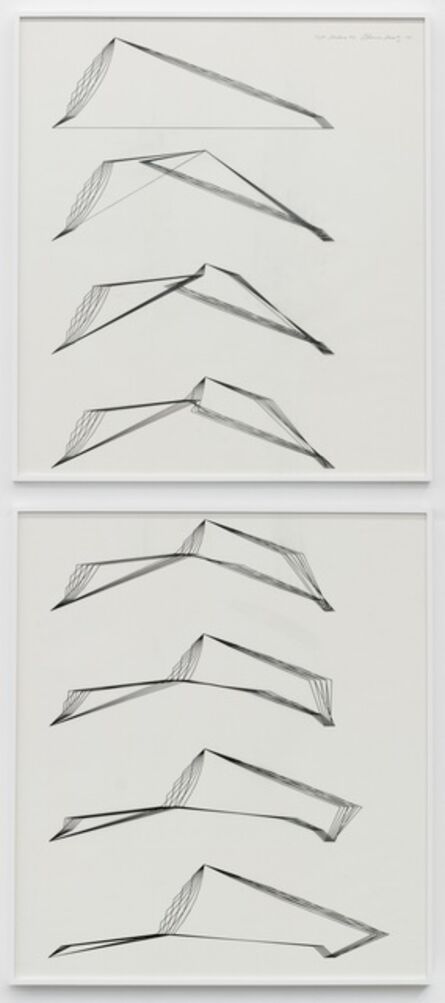 Channa Horwitz, ‘Eight Structures #3’, 1980