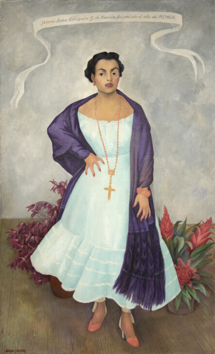 Diego Rivera, ‘Portrait of Enriqueta G. Dávila’, 1952