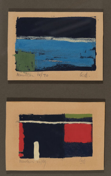 George Dannatt, ‘Two Newlyn Impressions’, 1969-1970