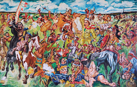 Raoul Middleman, ‘Custer's Last Stand’, 1967