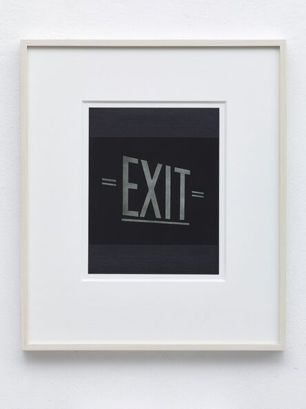 Frank Gerritz, ‘Exit’, 2016
