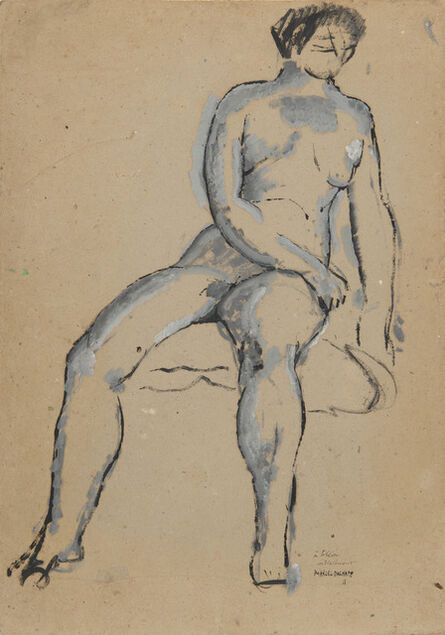 Marcel Duchamp, ‘Nu assis’, 1910