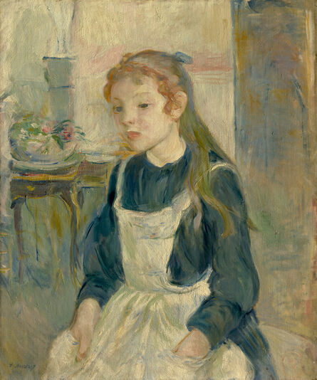 Berthe Morisot, ‘Young Girl with an Apron’, 1891