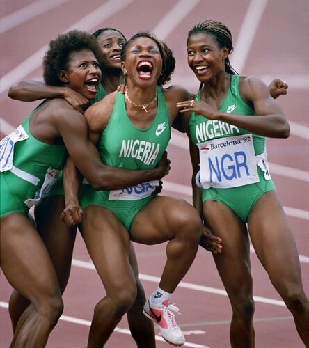 Ken Geiger, ‘Nigerian Relay Team Olympics, Barcelona ’, 1992