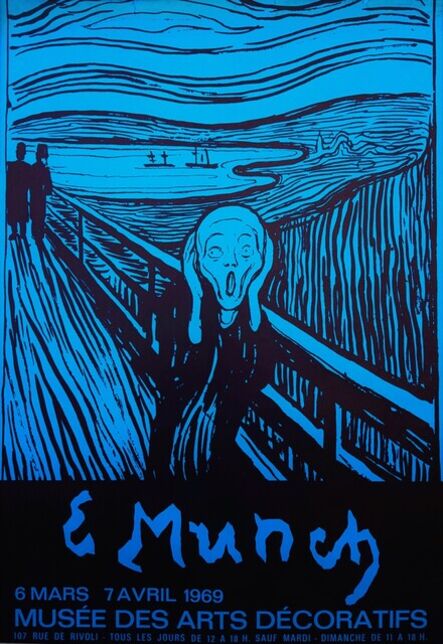 Edvard Munch, ‘Musée des Arts Décoratifs (The Scream)’, 1969