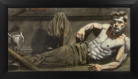 Mark Beard, ‘[Bruce Sargeant (1898-1938)] Reclining with a Trophy by his Feet’, n.d.