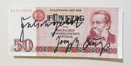 Joseph Beuys, ‘Falschgeld (Engels)’, ca. 1980