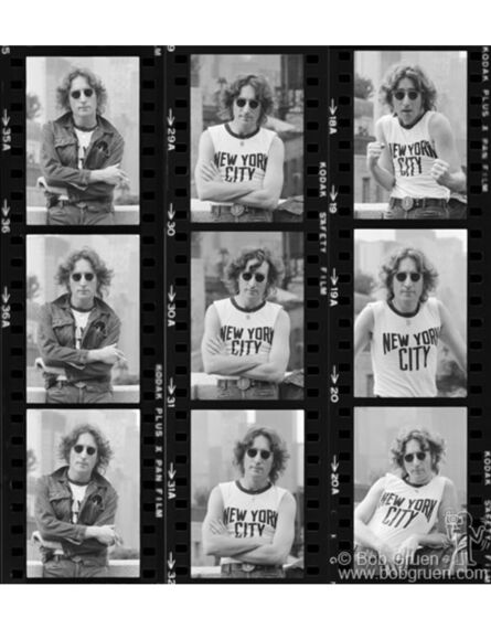 Bob Gruen, ‘John Lennon Contact Sheet, NYC 1975’, 1975