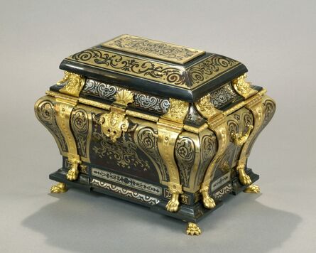 André-Charles Boulle, ‘An exceptional Louis XIV Boulle marquetry combination casket with chased, pierced and giltbronze mounts’