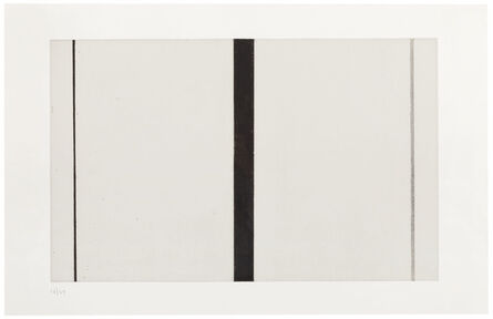Barnett Newman, ‘Untitled Etching I’, 1969