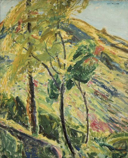 Alfred H. Maurer, ‘Landscape with Mountain’, ca. 1920