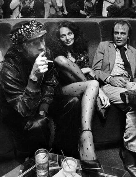 Ron Galella, ‘Ara Gallant, Diane von Furstenberg, and Cedric Lopez at Studio 54, New York, 1978’, 1978