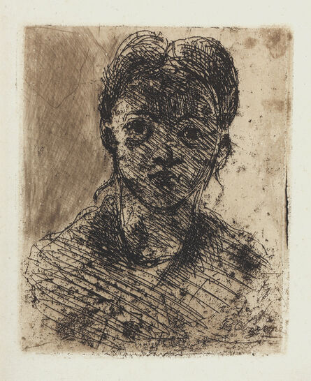 Paul Cézanne, ‘Head of a Young Girl.’, 1873