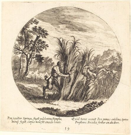 Georg Andreas Wolfgang, the Elder, ‘Pan and Syrinx’, 1665