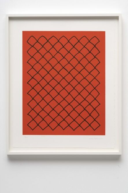 Mona Hatoum, ‘Untitled (fence, red)’, 2018