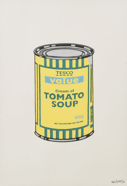 Banksy, ‘Soup Can (Yellow, Emerald, Sky Blue )’, 2005