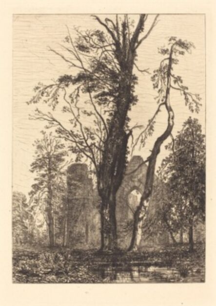 Maxime Lalanne, ‘Dans un Parc’, 1869