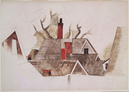 Charles Demuth, ‘Red Chimneys’, 1918