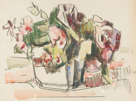 Herbert Barnett, ‘Roses in a Bowl’, ca. 1960