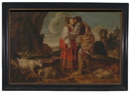 Unknown Artist, ‘Early 17th Century, Rachel and Jacob at the Well, Oil on Panel’, 17th Century