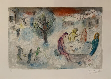 Marc Chagall, ‘Daphnis et Chloe: The Meal at Dryas' House’, 1961