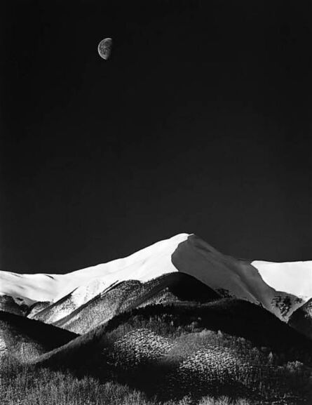 Antonio Biagiotti, ‘Snow Covered Mountains and the Moon’