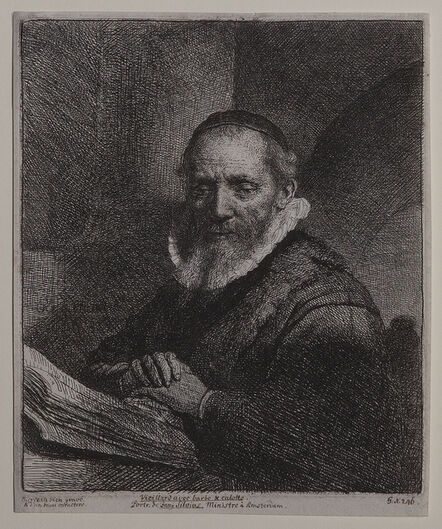 Rembrandt van Rijn, ‘Portrait of Jan Cornelius Sylvius’, 1633
