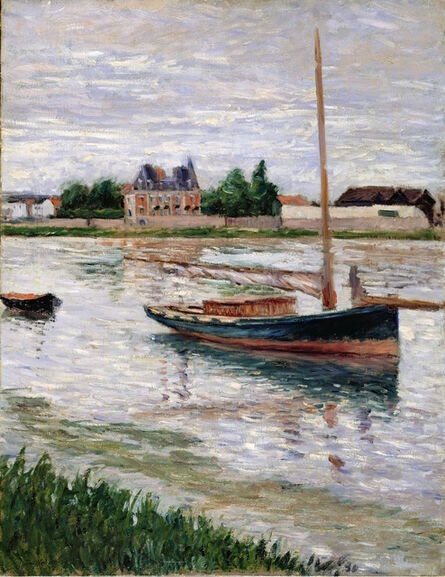 Gustave Caillebotte, ‘Sailboat Moored on the Seine, Argenteuil’, ca. 1891