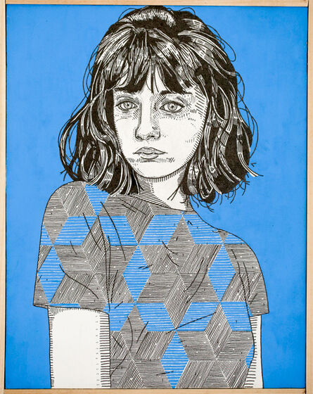 Jason Andrew Turner, ‘she (blue)’, 2016