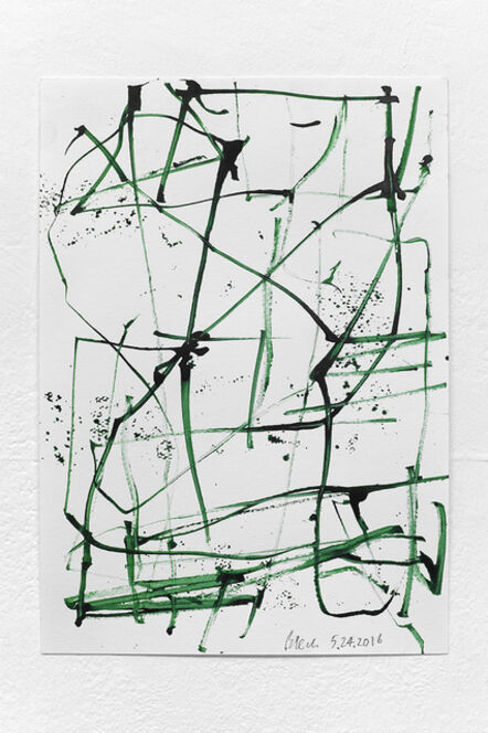John Beech, ‘Green Series Drawings/Basel #2’, 2016