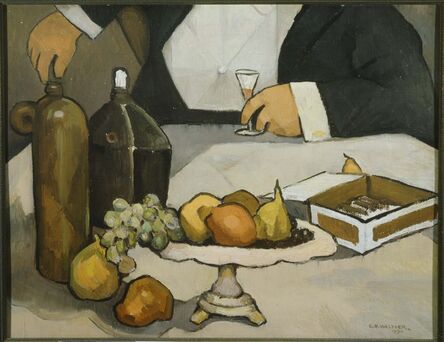 Charles H. Walther, ‘Fruit and Bottles’, 1930