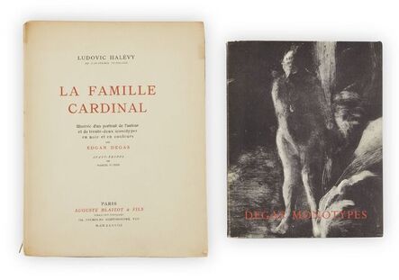 Edgar Degas, ‘La Famille Cardinal, and Degas Monotypes’